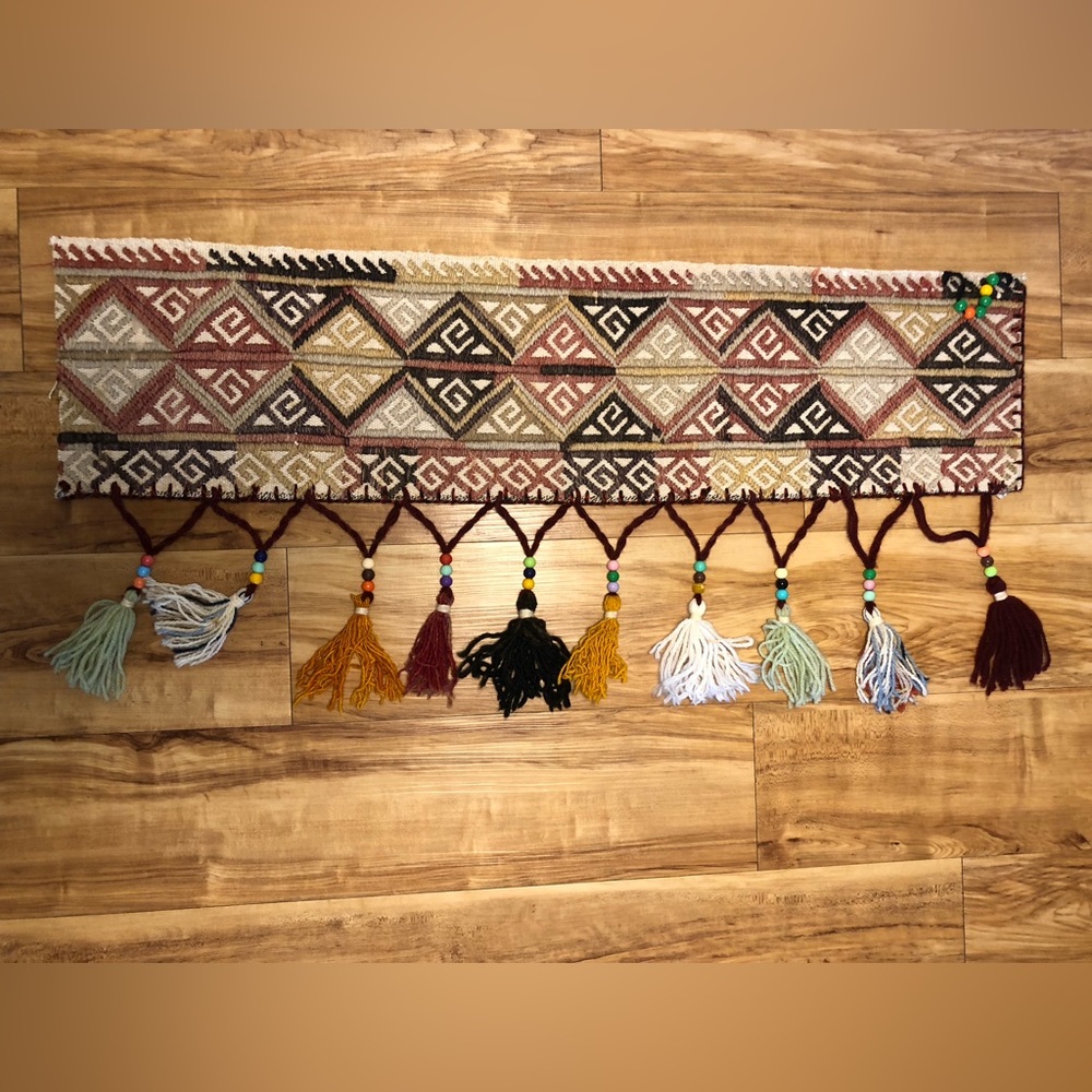 Vintage Woven Wall Hanging - Picture 3 of 3